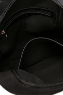 Women's Black Printed Backpack | Derimod