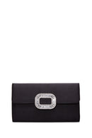 Women's Black Long Chain Strap Clutch Bag | Derimod
