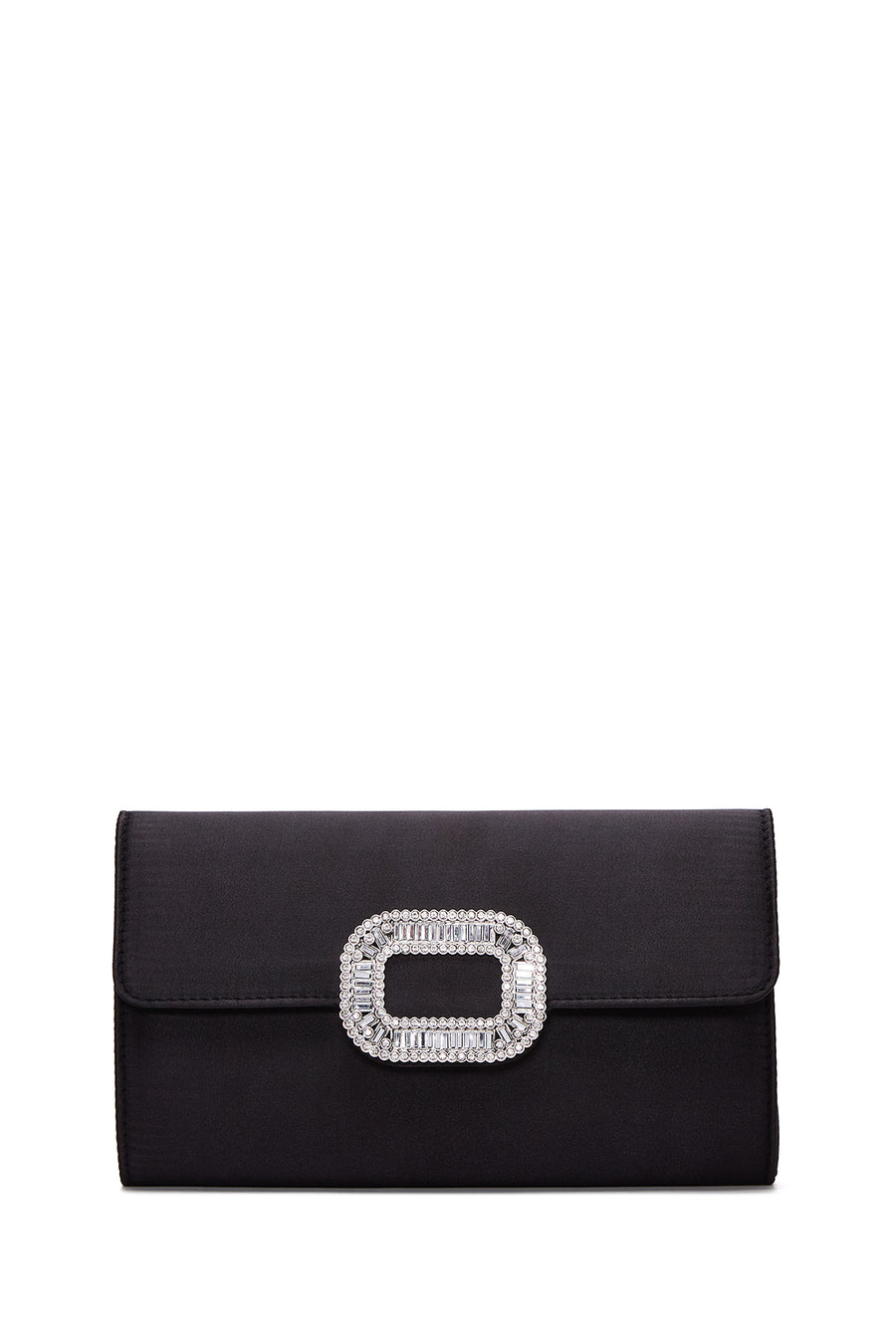Women's Black Long Chain Strap Clutch Bag
