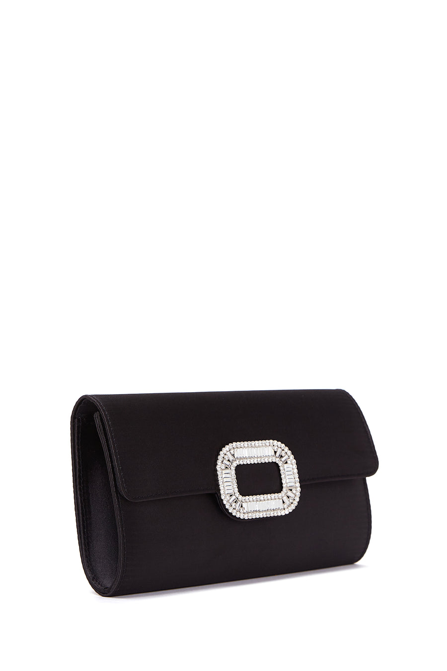 Women's Black Long Chain Strap Clutch Bag
