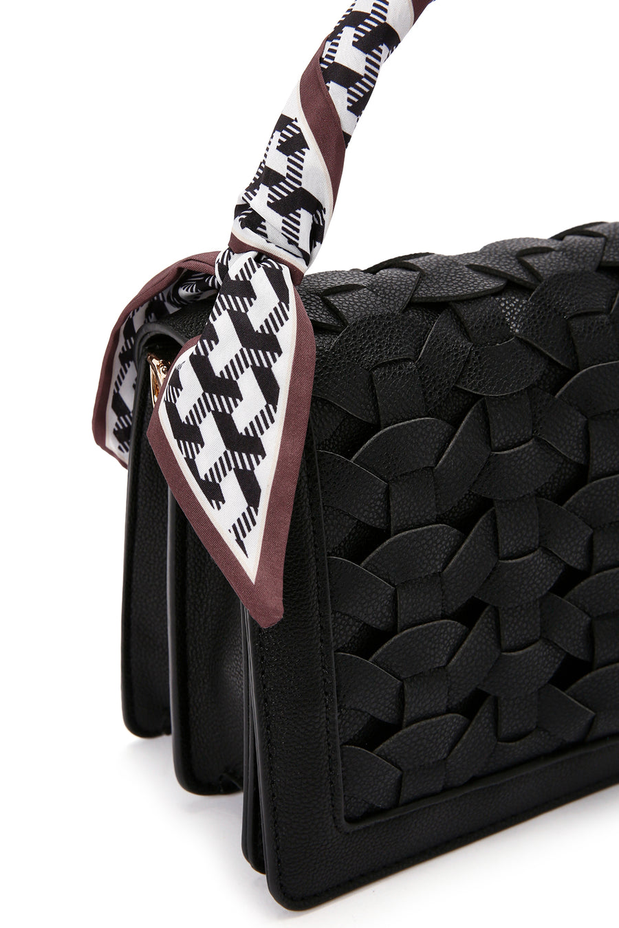 Women's Black Long Strap Crossbody Bag