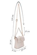 Women's Beige Long Strap Crossbody Bag | Derimod