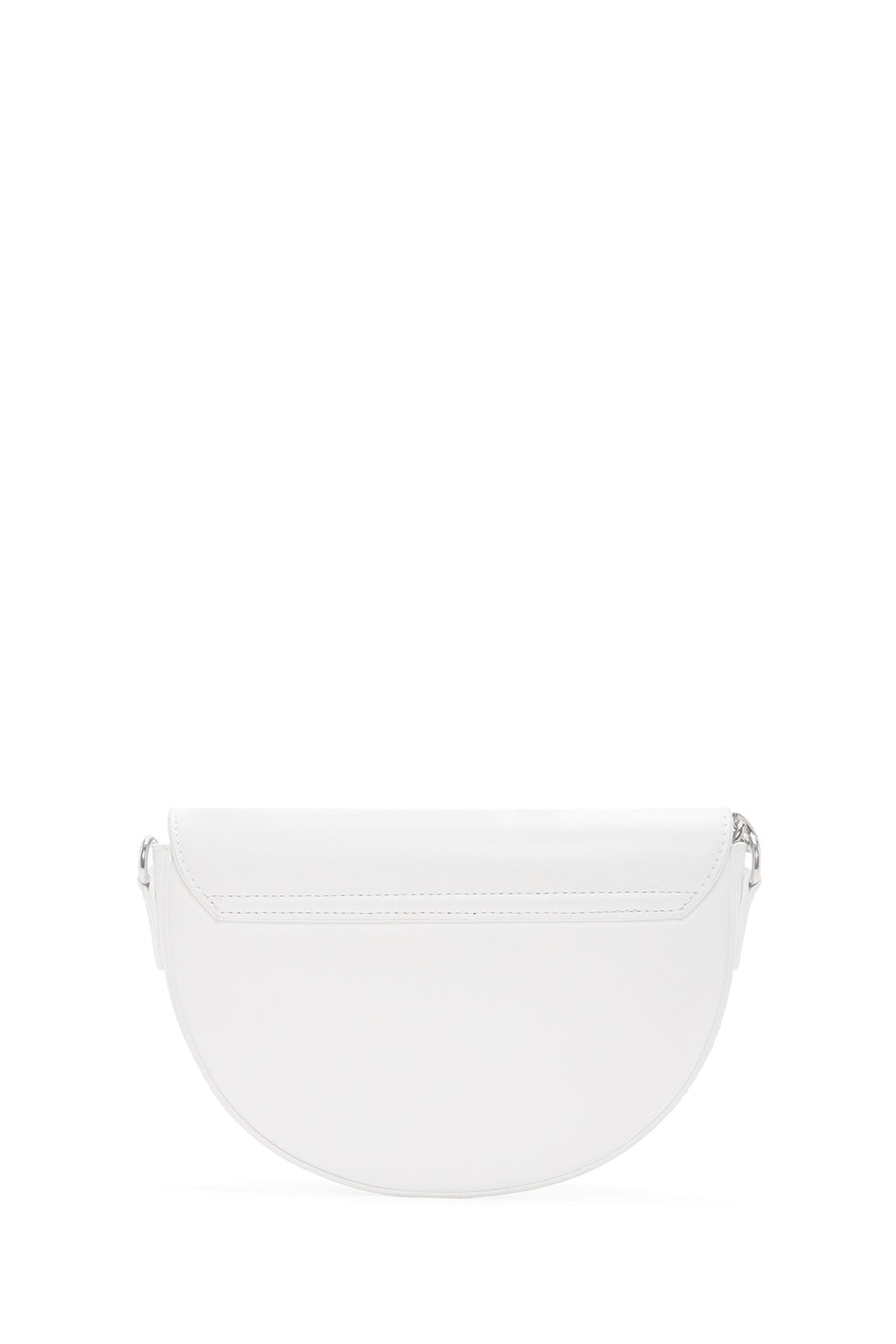 Women's White Classic Shoulder Bag