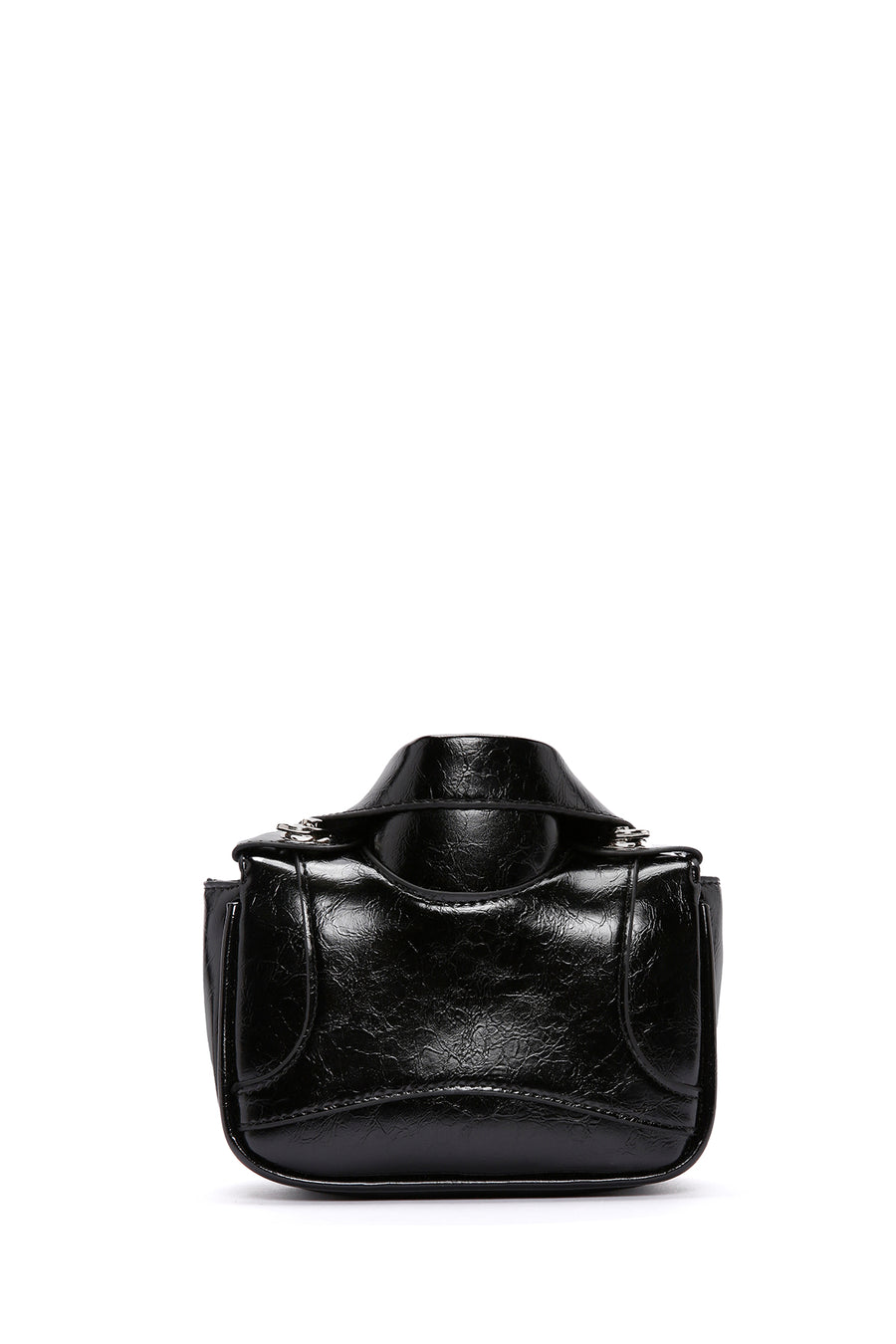 Women's Black Long Chain Strap Crossbody Bag