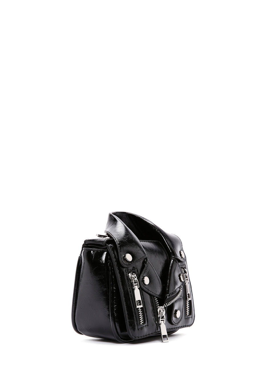 Women's Black Long Chain Strap Crossbody Bag
