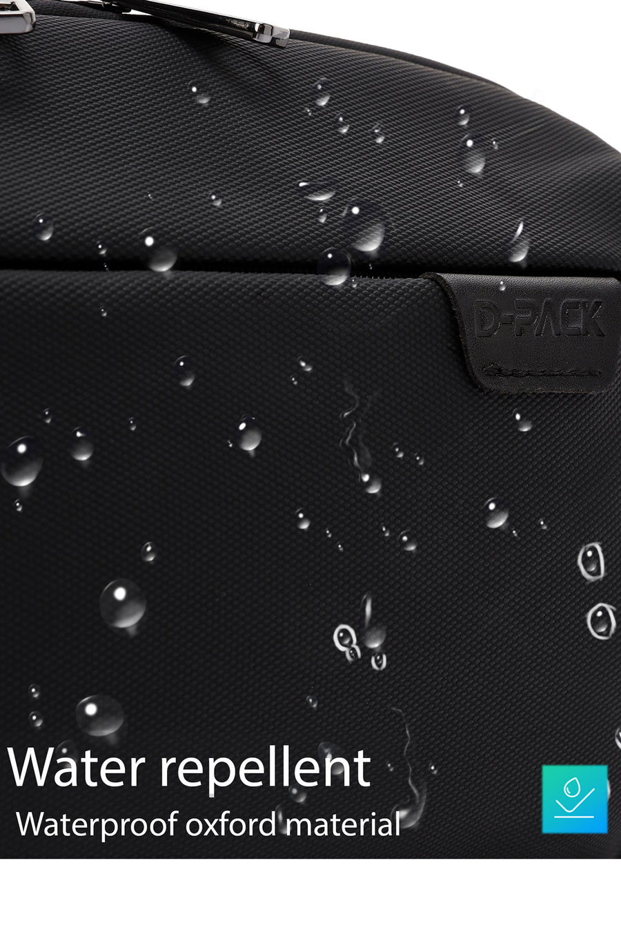 D-Pack Erkek Siyah Kumaş El Çantası