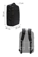 D-Pack Unisex Black Technological Fabric Backpack | Derimod