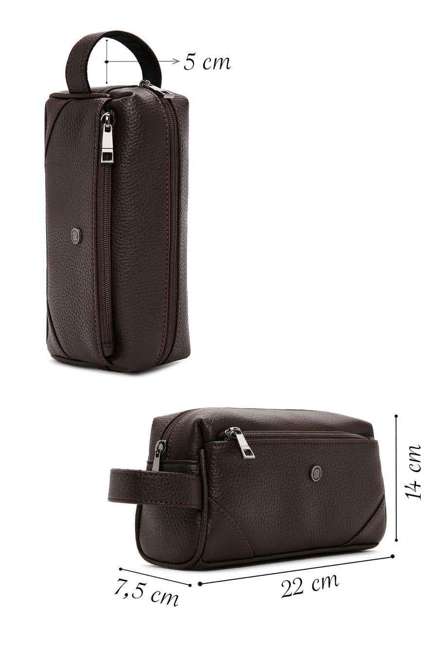 Men's Brown Handbag