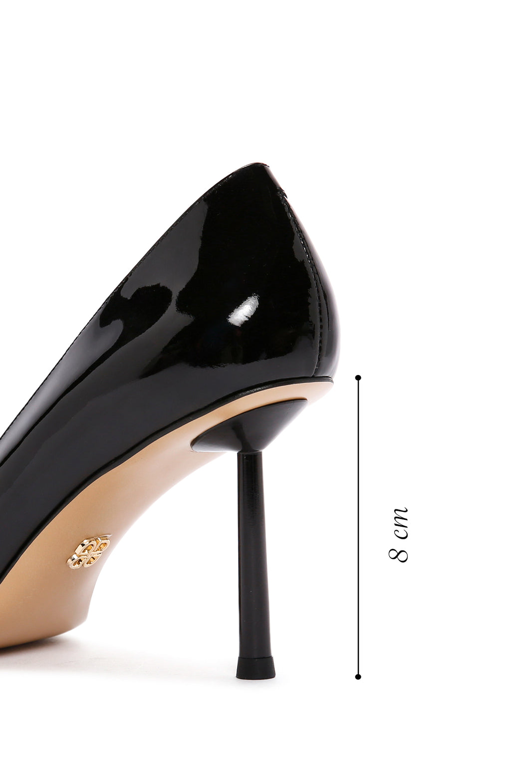 Kadın Siyah Topuklu Deri Stiletto