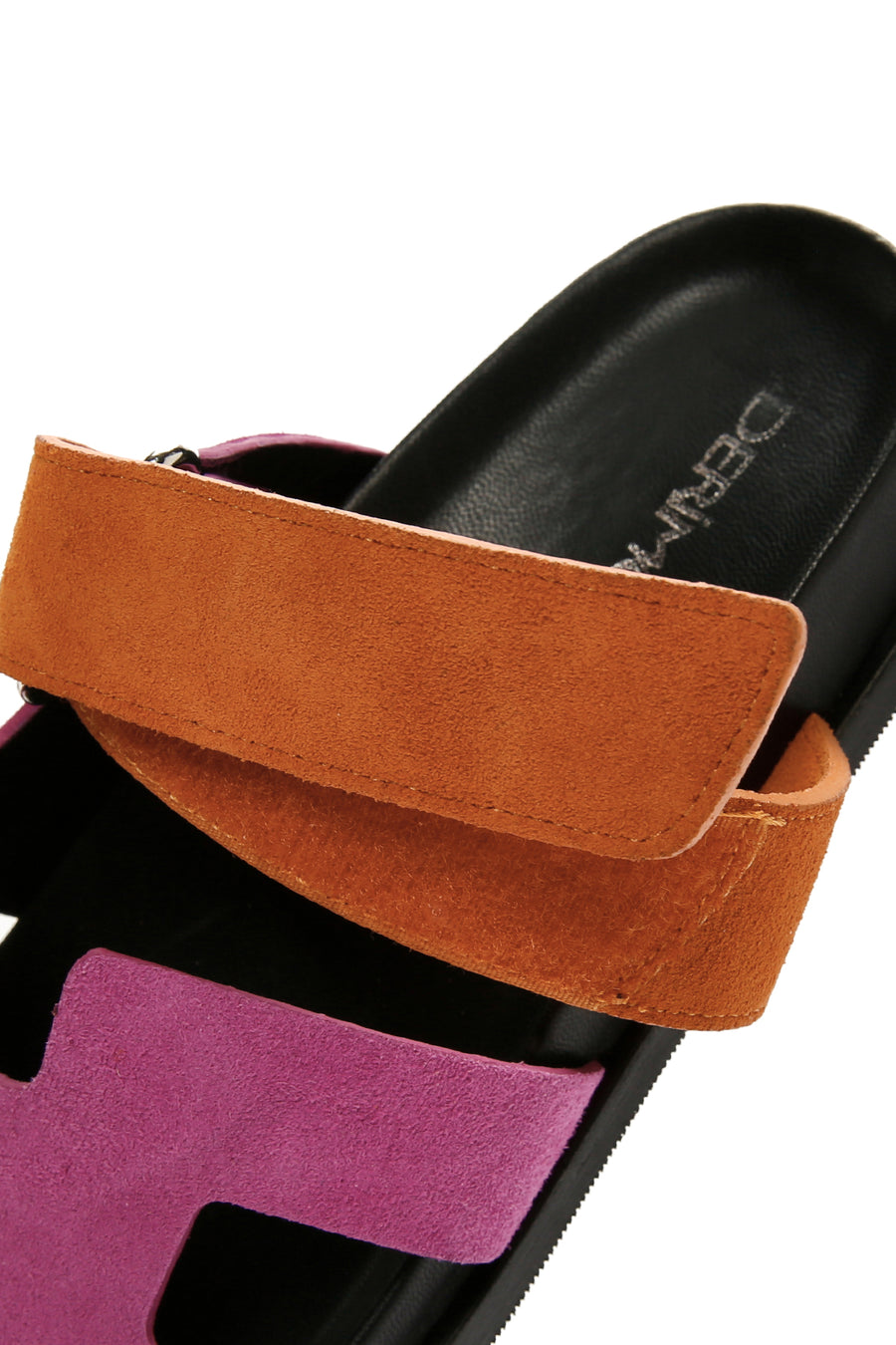 Women's Pink Suede Leather Slippers