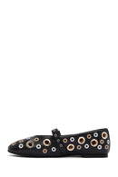 
Women's Black Leather Ballet Flats
 | Derimod