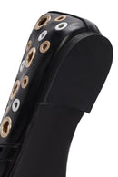 
Women's Black Leather Ballet Flats
 | Derimod