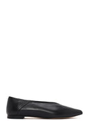 
Women's Black Leather Ballet Flats
 | Derimod