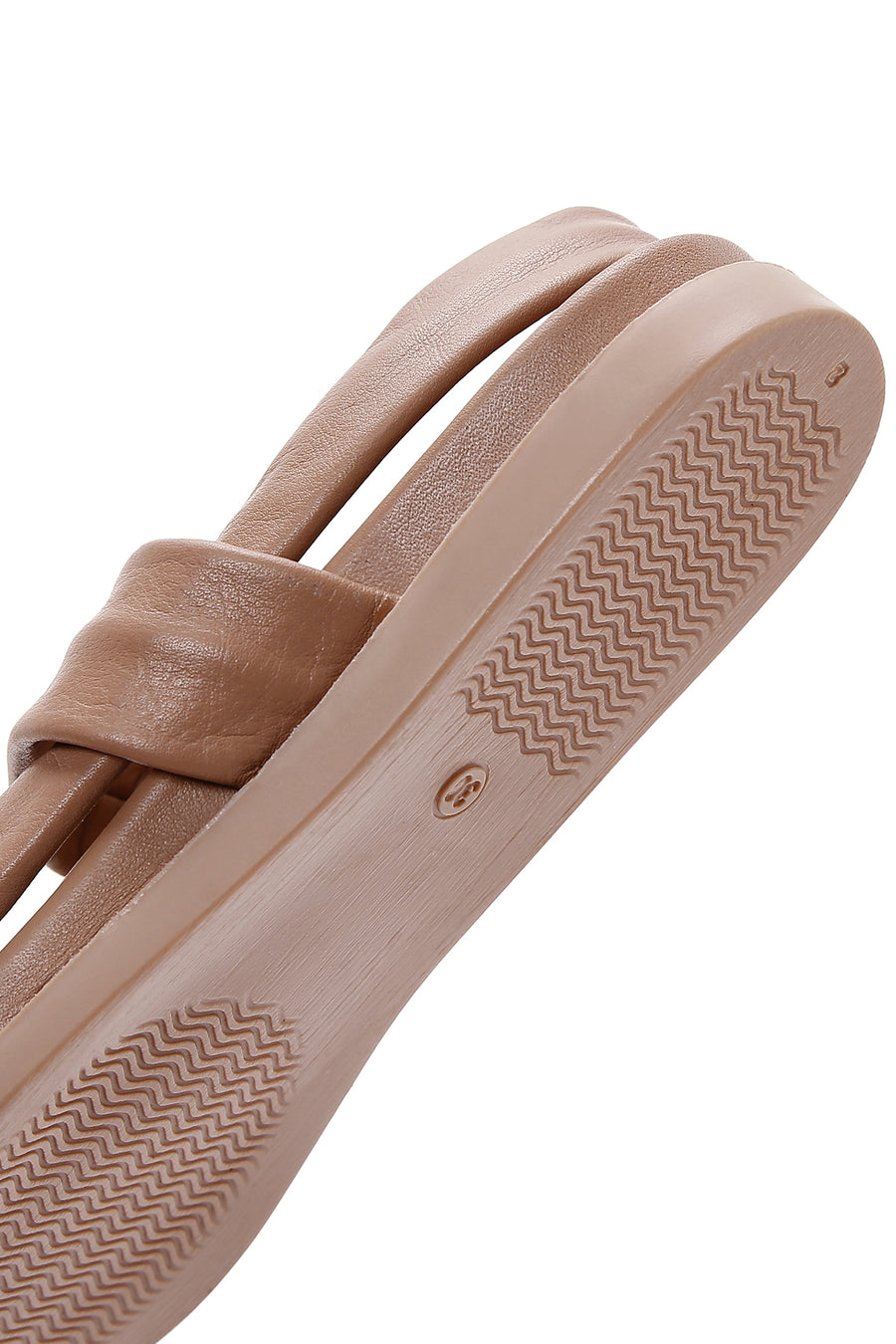 Women's Mink Leather Comfort Sandals