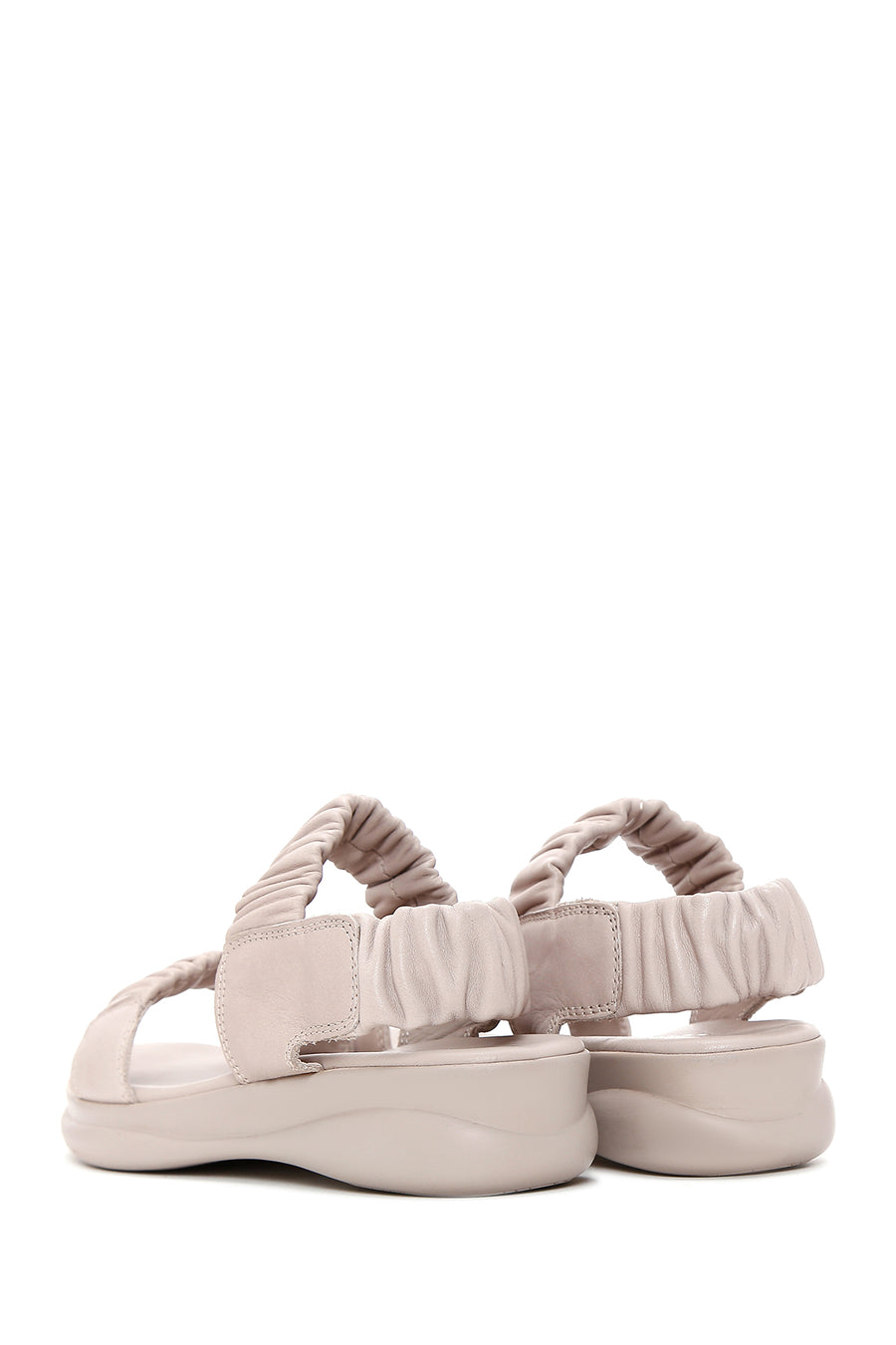 Women's Mink Leather Comfort Sandals