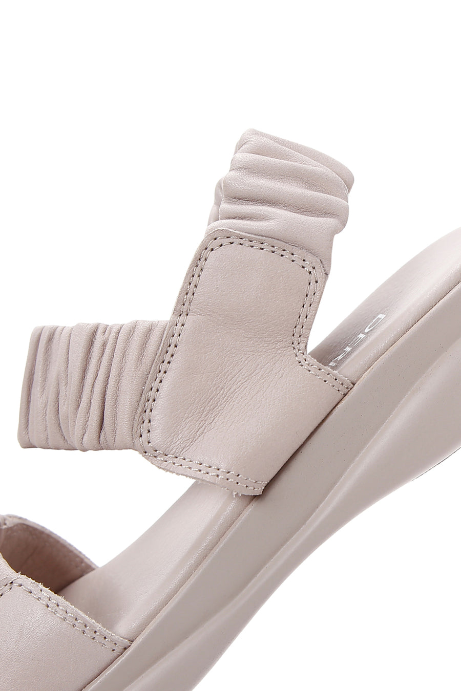 Women's Mink Leather Comfort Sandals