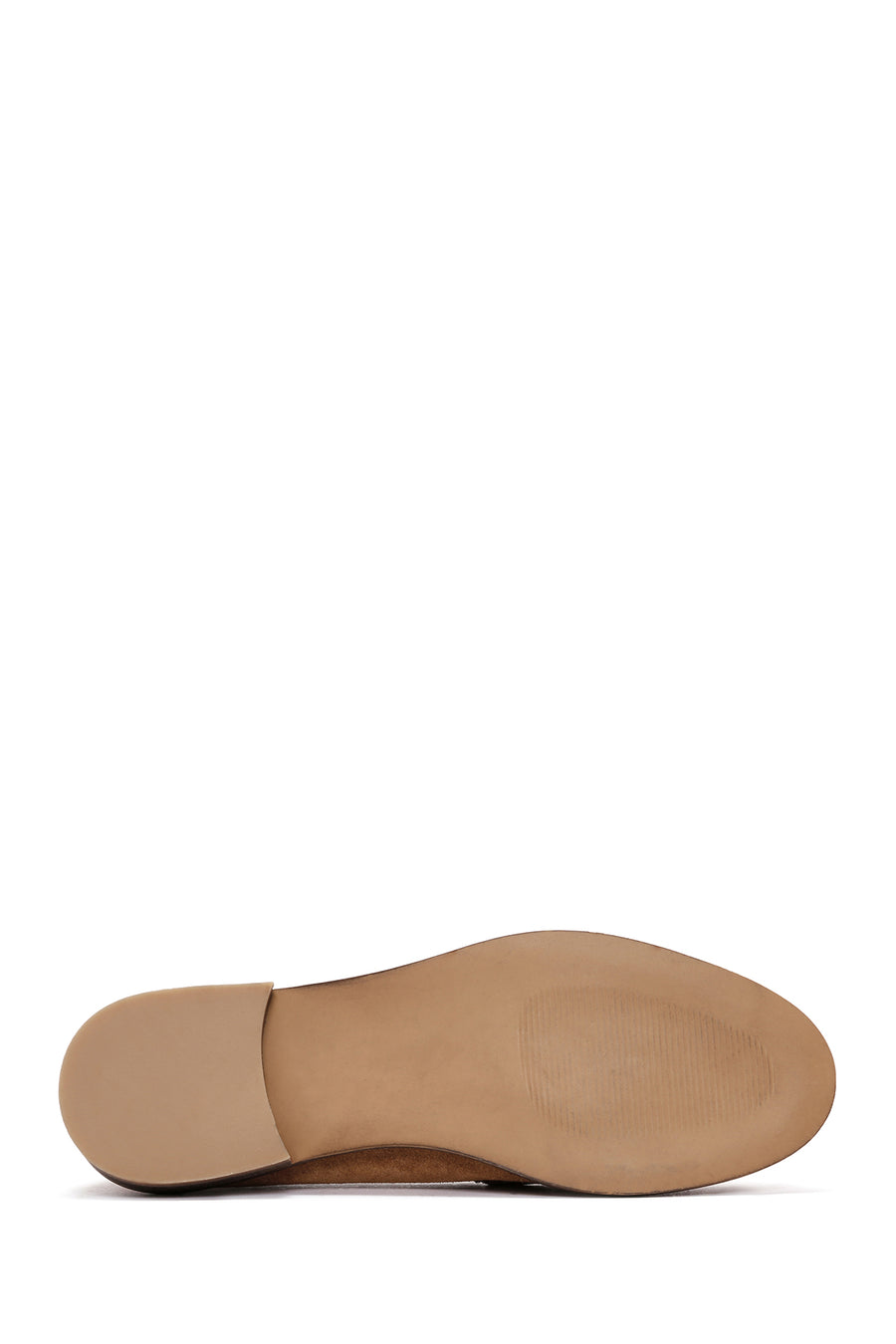 Kadın Taba Süet Deri Maskülen Loafer