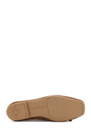 Kadın Taba Püsküllü Süet Deri Maskülen Loafer | Derimod