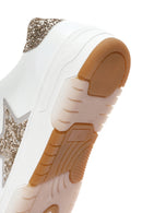 Women's White Lace-Up Leather Sneaker | Derimod