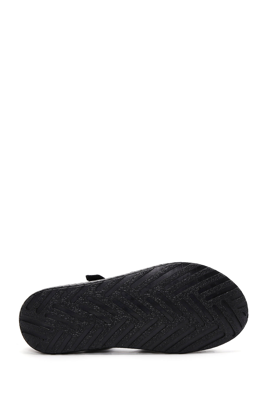 Women's Black Ankle Strap Leather Comfort Sandals