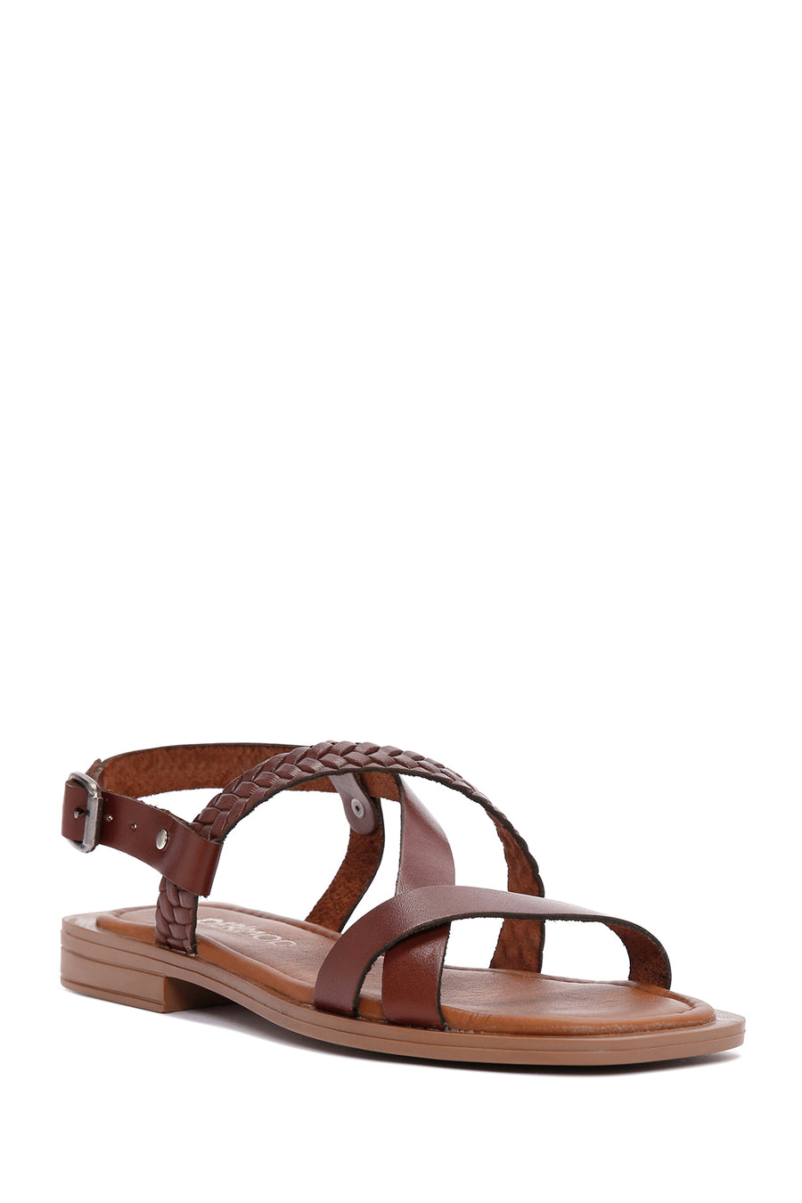 Women's Brown Leather Bodrum Sandals