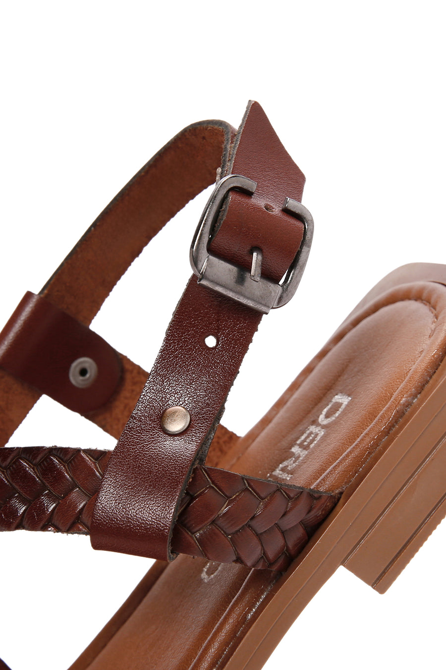 Women's Brown Leather Bodrum Sandals