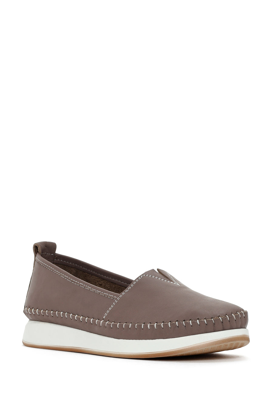 Women's Mink Leather Comfort Loafer