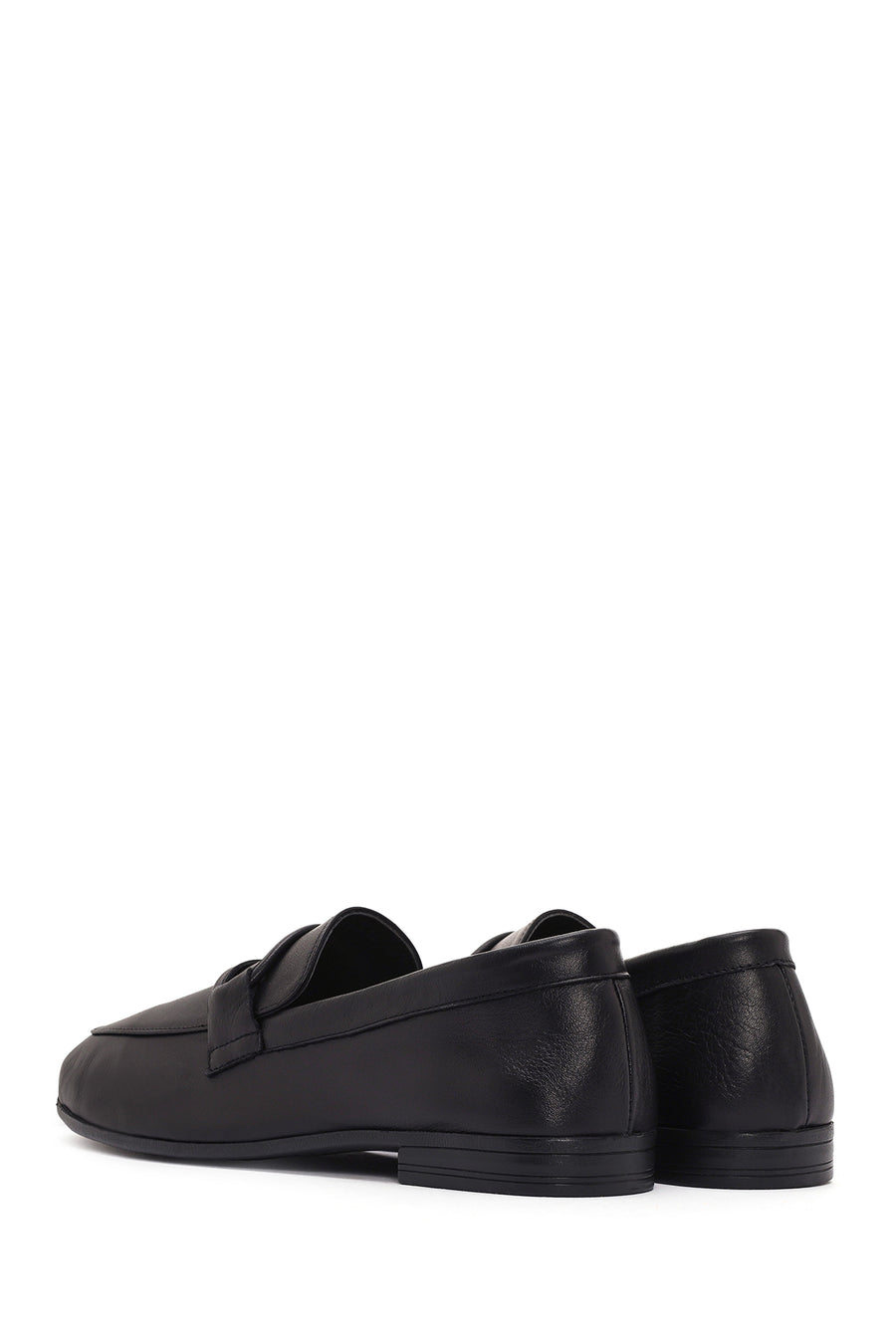 
Women's Black Leather Casual Loafer
