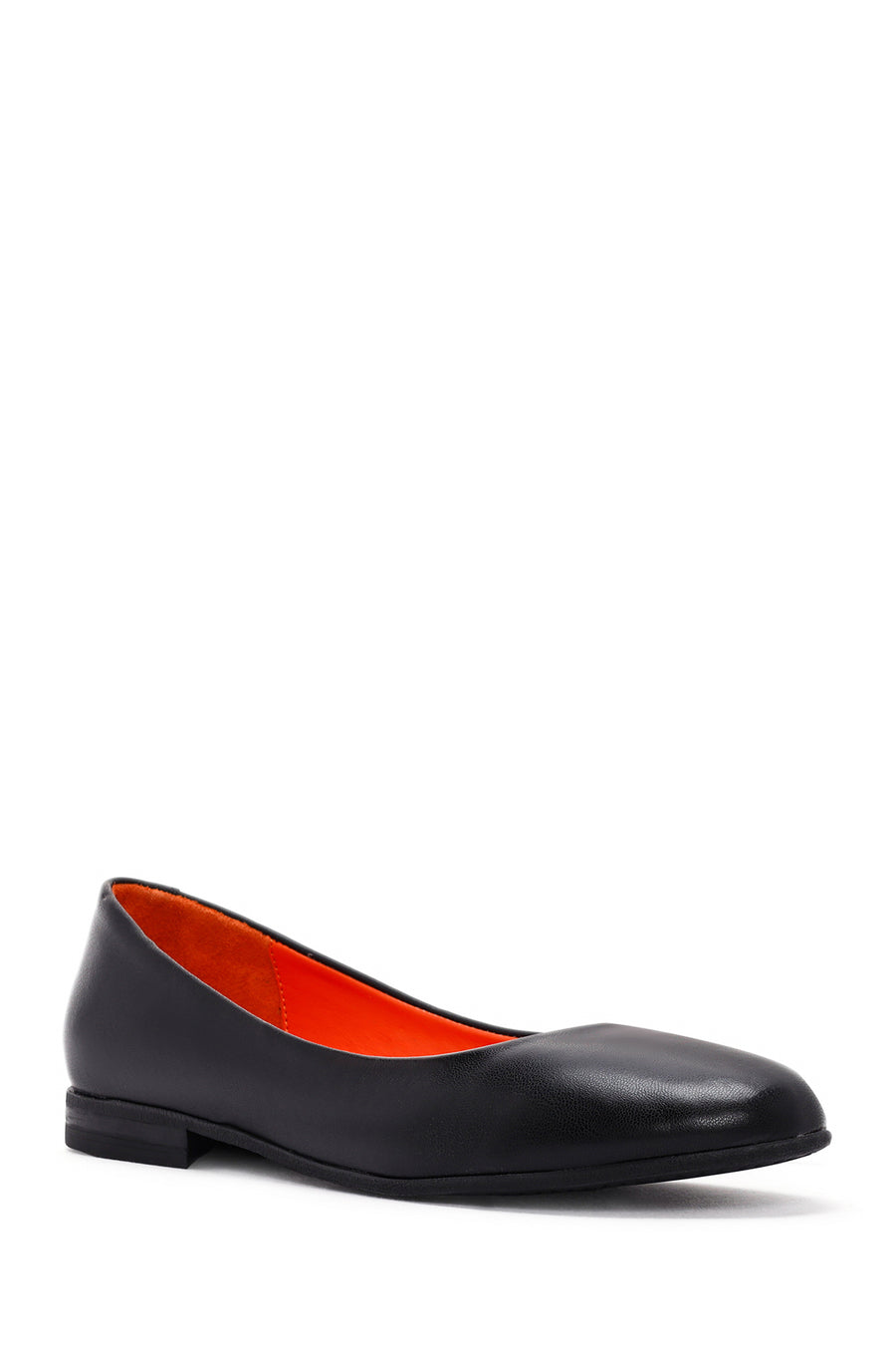 Derimod Flex Women's Black Leather Ballerinas