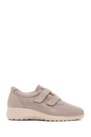 Women's Mink Thick Heeled Leather Comfort Shoes | Derimod