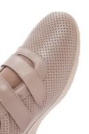 Women's Mink Thick Heeled Leather Comfort Shoes | Derimod