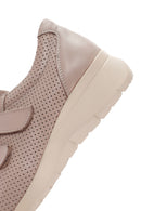 Women's Mink Thick Heeled Leather Comfort Shoes | Derimod