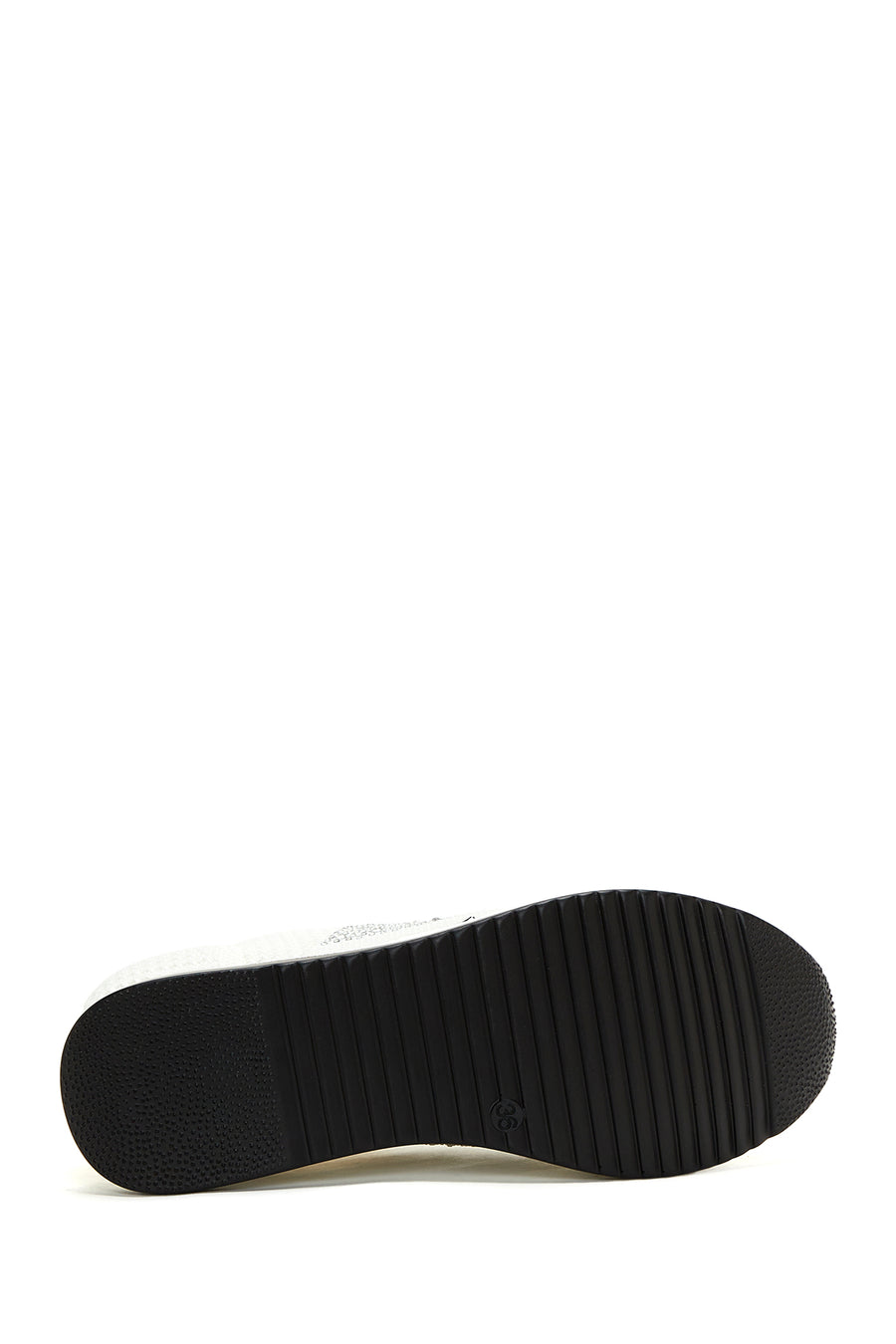 Derimod Zero Women's White Thick Soled Stone Sneaker