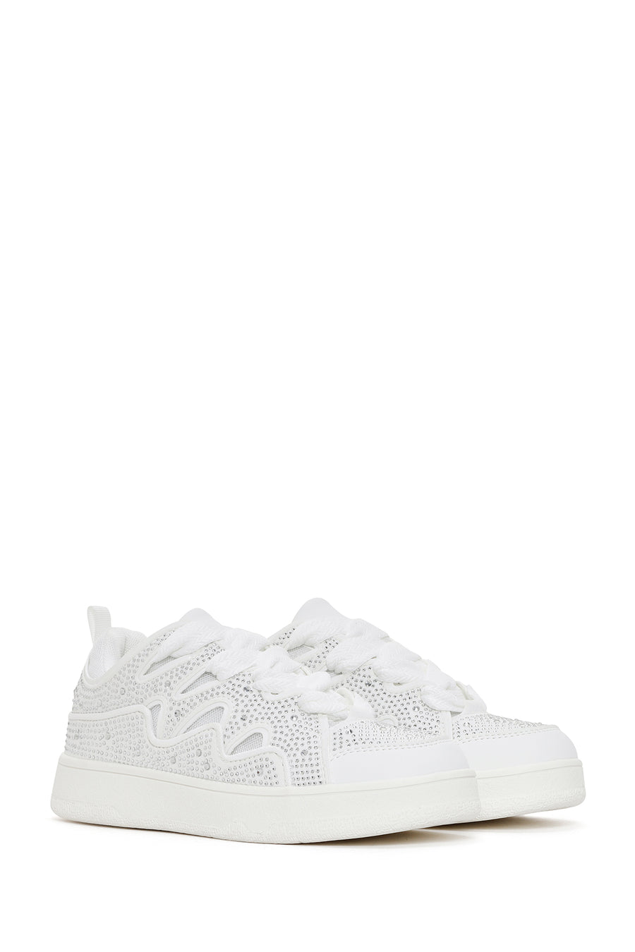 Women's White Stone Sneaker