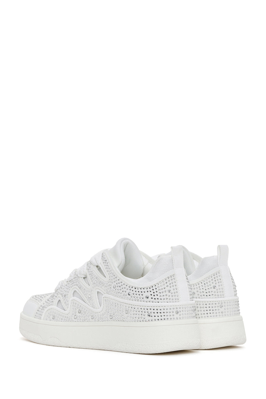 Women's White Stone Sneaker