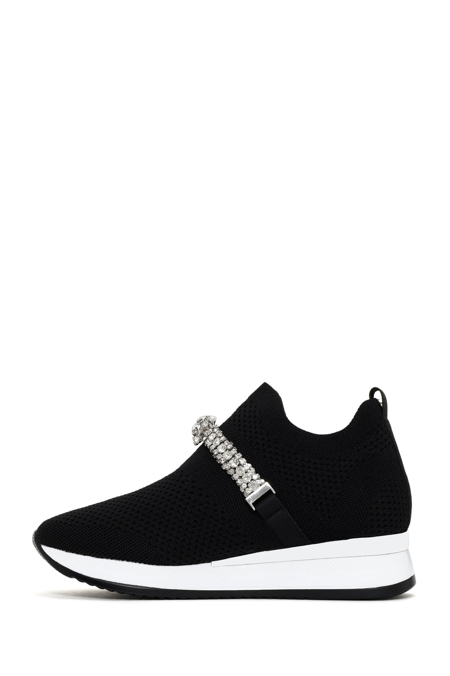 Derimod Zero Women's Black Thick Sole Stone Detailed Sneaker