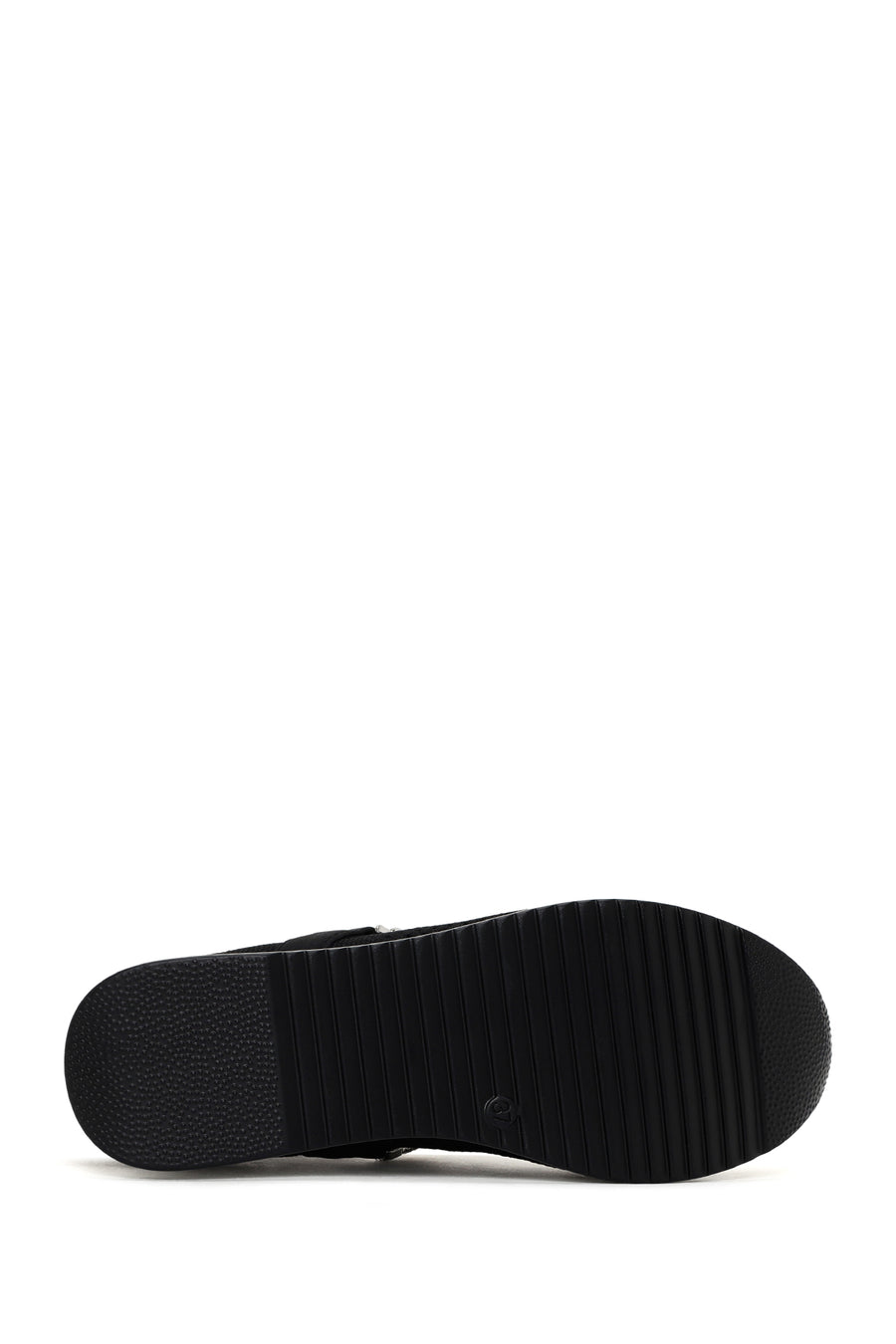 Derimod Zero Women's Black Thick Sole Stone Detailed Sneaker
