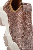 Derimod Zero Women's Beige Thick Soled Stone Sneaker | Derimod