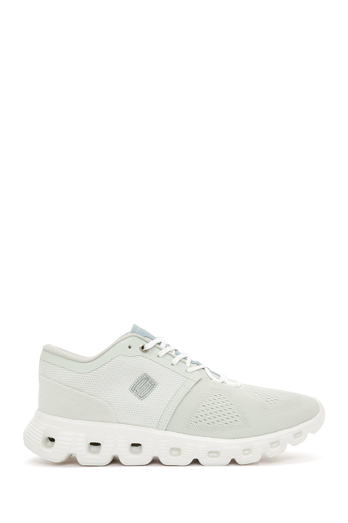 Derimod Zero Women's White Lace-Up Fabric Sneaker 24SFD49626F | Derimod