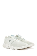 Derimod Zero Women's White Lace-Up Fabric Sneaker | Derimod