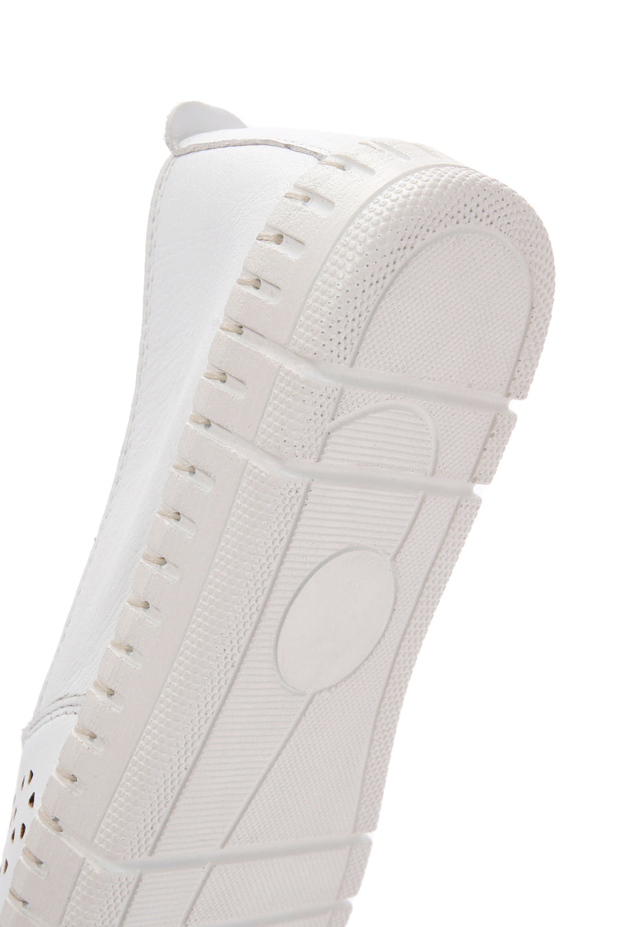 Women's White Leather Comfort Loafer