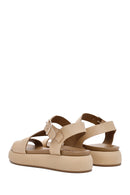
Women's Brown Buckle Ankle Thick Sole Leather Sandal
 | Derimod