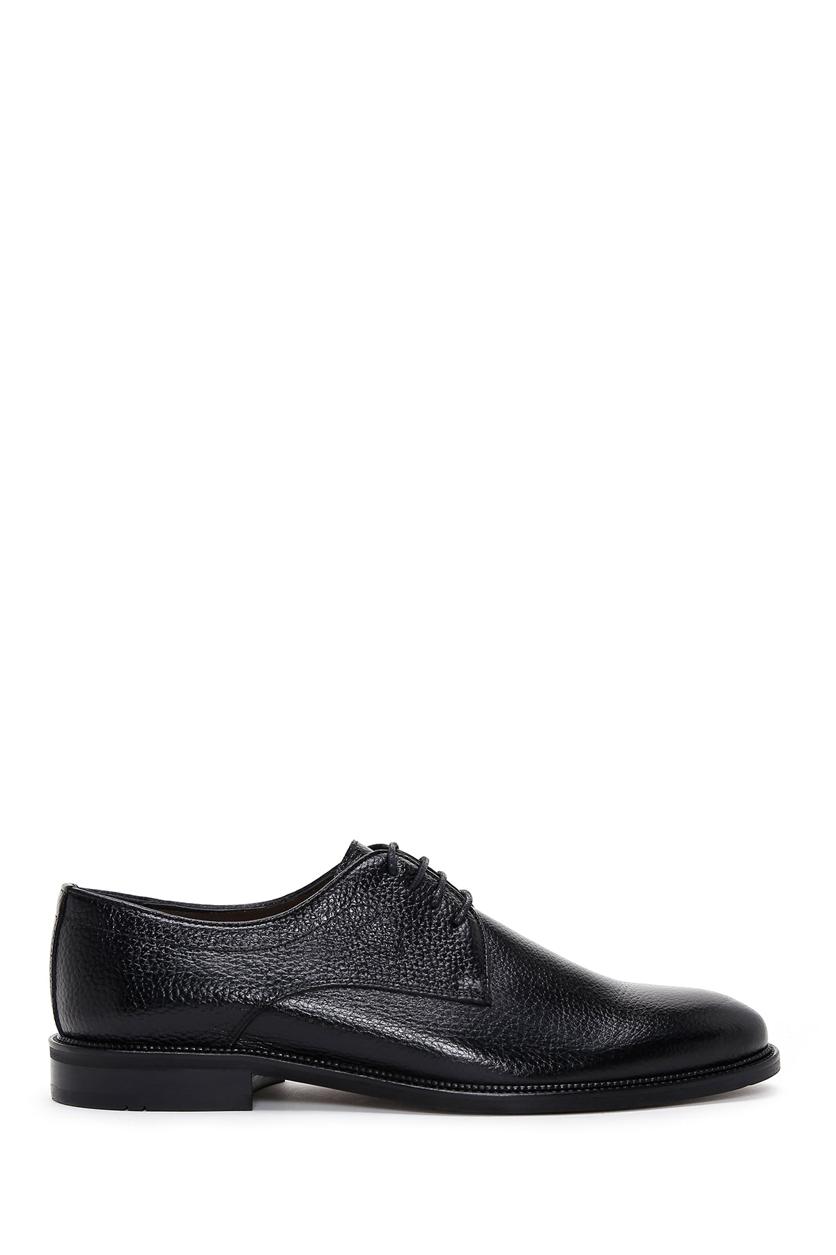 Men's Black Laced Leather Classic Shoes 24SFD6005FT | Derimod
