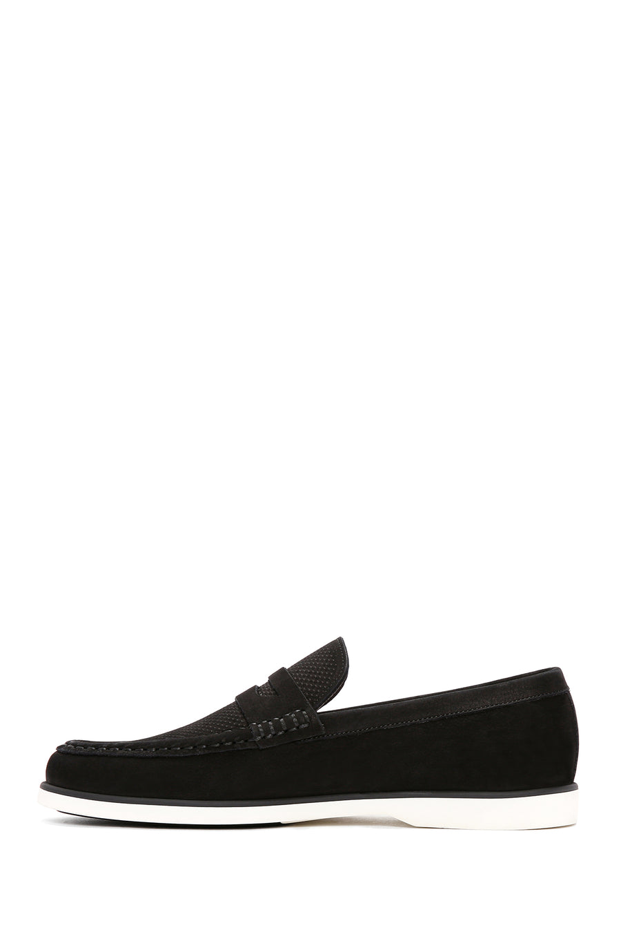 Erkek Siyah Nubuk Deri Casual Loafer