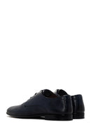 Derimod Black Men's Navy Blue Leather Classic Shoes | Derimod