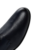Derimod Black Men's Navy Blue Leather Classic Shoes | Derimod