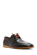Derimod Black Men's Black Laced Leather Casual Shoes | Derimod