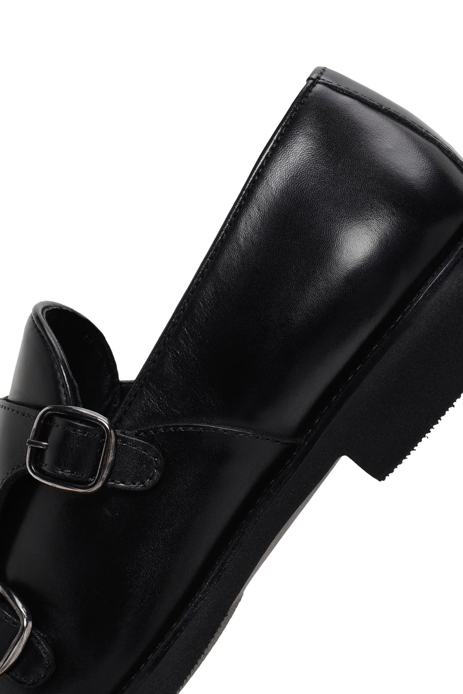 Men's Black Leather Casual Loafer