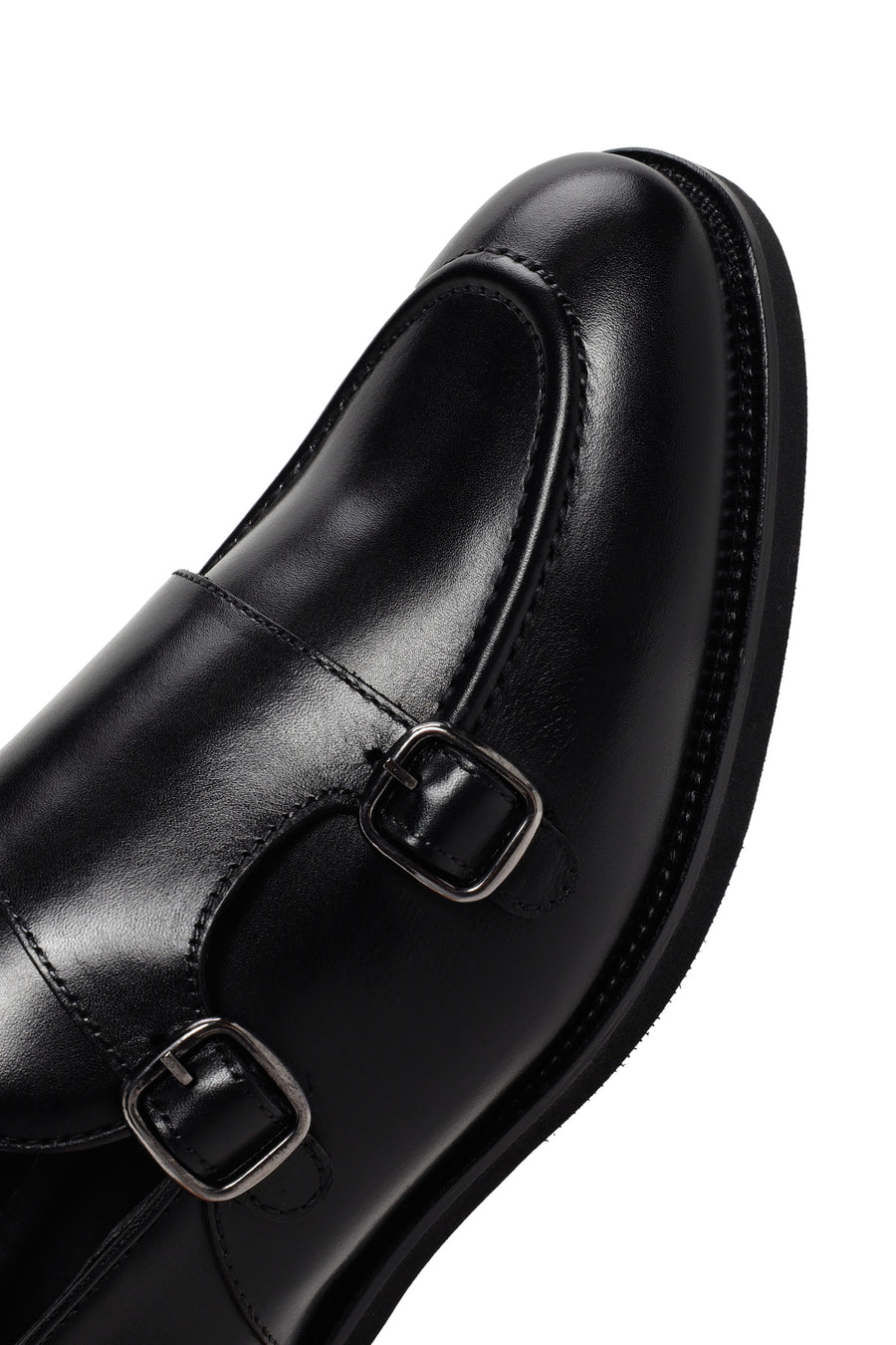 Men's Black Leather Casual Loafer