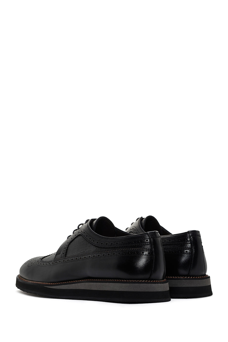 Men's Black Leather Classic Shoes